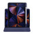 iPad Pro 11 2022 / 2021 / 2020 / 2018 / Air 10.9 2022 / 10.9 2020 Acrylic 360 Degree Rotation Holder Tablet Leather Case - Dark Blue