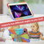 PC + Silicone Anti-drop Tablet Tablet Case with Butterfly Holder & Pen Slot iPad Pro 11 2018 & 2020 & 2021 & Air 2020 10.9 - Colourful Red