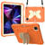 PC + Silicone Anti-drop Tablet Tablet Case with Butterfly Holder & Pen Slot iPad Pro 11 2018 & 2020 & 2021 & Air 2020 10.9 - Gream+Kumquat