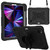 Pure Color PC + Silicone Anti-drop Tablet Tablet Case with Butterfly Holder & Pen Slot iPad Pro 11 2018 & 2020 & 2021 & Air 2020 10.9 - Black