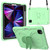 Pure Color PC + Silicone Anti-drop Tablet Tablet Case with Butterfly Holder & Pen Slot iPad Pro 11 2018 & 2020 & 2021 & Air 2020 10.9 - Fresh Green