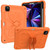 Pure Color PC + Silicone Anti-drop Tablet Tablet Case with Butterfly Holder & Pen Slot iPad Pro 11 2018 & 2020 & 2021 & Air 2020 10.9 - Kumquat