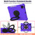 Spider King Silicone Protective Tablet Case iPad Pro 11 inch / Air 5 / Air 4 - Purple
