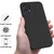 Motorola Edge+ 2023 Pure Color Liquid Silicone Shockproof Phone Case - Black