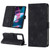 Motorola Edge+ 2023 Skin-feel Embossed Leather Phone Case - Black