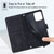Motorola Edge+ 2023 Skin-feel Embossed Leather Phone Case - Black