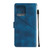 Motorola Edge+ 2023 Skin-feel Embossed Leather Phone Case - Blue