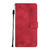 Motorola Edge+ 2023 Skin-feel Embossed Leather Phone Case - Red