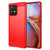 Motorola Edge+ 2023 Brushed Texture Carbon Fiber TPU Phone Case - Red