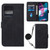 Motorola Edge+ 2023 Crossbody 3D Embossed Flip Leather Phone Case - Black