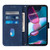 Motorola Edge+ 2023 Crossbody 3D Embossed Flip Leather Phone Case - Blue