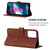 Motorola Edge+ 2023 Crossbody 3D Embossed Flip Leather Phone Case - Brown