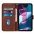 Motorola Edge+ 2023 Crossbody 3D Embossed Flip Leather Phone Case - Brown