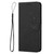 Motorola Edge+ 2023 Skin Feel Heart Embossed Leather Phone Case - Black