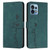 Motorola Edge+ 2023 Skin Feel Heart Embossed Leather Phone Case - Green