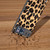 Motorola Razr 2023 ABEEL Black Edge Leopard Phone Case - Leopard Print