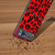 Motorola Razr 2023 ABEEL Black Edge Leopard Phone Case - Red Leopard
