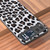 Motorola Razr 2023 ABEEL Black Edge Leopard Phone Case - Silver Leopard