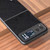 Motorola Razr 2023 ABEEL Dual Color Lichi Texture PU Phone Case - Black