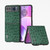 Motorola Razr 2023 ABEEL Genuine Leather Ostrich Texture Phone Case - Green