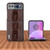 Motorola Razr 2023 ABEEL Genuine Leather Weilai Series Phone Case - Coffee