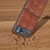 Motorola Razr 2023 ABEEL Weave Plaid PU Phone Case - Brown