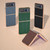 Motorola Razr 2023 Genuine Leather Luxury Series Nano Plating Phone Case - Royal Blue