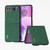 Motorola Razr 2023 Genuine Luxury ABEEL Black Edge Phone Case - Night Green