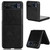 Motorola Razr 2023 Litchi Texture Back Cover Phone Case - Black