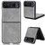 Motorola Razr 2023 Litchi Texture Back Cover Phone Case - Grey