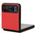 Motorola Razr 2023 Litchi Texture Card Slot Phone Case - Red