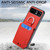 Motorola Razr 2023 Litchi Texture Leather Ring Wallet Phone Case - Orange