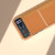 Motorola Razr 2023 Nano Electroplating Carbon Fiber Texture Phone Case - Brown