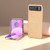 Motorola Razr 2023 Nano Electroplating Carbon Fiber Texture Phone Case - Gold
