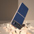 Motorola Razr 2023 Nano Electroplating Carbon Fiber Texture Phone Case - Navy Blue