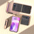 Motorola Razr 2023 Nano Electroplating Dual Color Cowhide Texture Protective Phone Case - Black