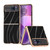 Motorola Razr 2023 Nano Electroplating Galactic Pattern Protective Phone Case - Black