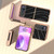 Motorola Razr 2023 Nano Electroplating Galactic Pattern Protective Phone Case - Black