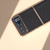 Motorola Razr 2023 Nano Electroplating Genuine Leather + PC Litchi Texture Phone Case - Black
