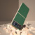 Motorola Razr 2023 Nano Electroplating Genuine Leather Litchi Texture Phone Case - Green