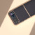 Motorola Razr 2023 Nano Electroplating Haze Texture PU Phone Case - Black