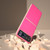 Motorola Razr 2023 Nano Electroplating Haze Texture PU Phone Case - Red