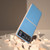 Motorola Razr 2023 Nano Electroplating Haze Texture PU Phone Case - Sky Blue