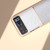 Motorola Razr 2023 Nano Plating Diamond Texture Phone Case - Silver
