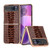 Motorola Razr 2023 Nano Plating Genuine Leather Weilai Series Phone Case - Coffee