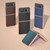 Motorola Razr 2023 Nano Plating Genuine Leather Xiaoya Series Phone Case - Dark Green