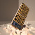 Motorola Razr 2023 Nano Plating Leopard Print Phone Case - Gold