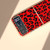 Motorola Razr 2023 Nano Plating Leopard Print Phone Case - Red