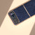 Motorola Razr 2023 Nano Plating Retro Litchi Texture PU Phone Case - Blue