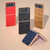 Motorola Razr 2023 Nano Plating Retro Litchi Texture PU Phone Case - Red
